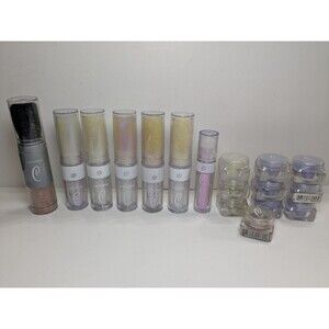 Vintage Caboodles Makeup Bronzer, Scented Glitter, Glitter Stick, Shimmer Powder